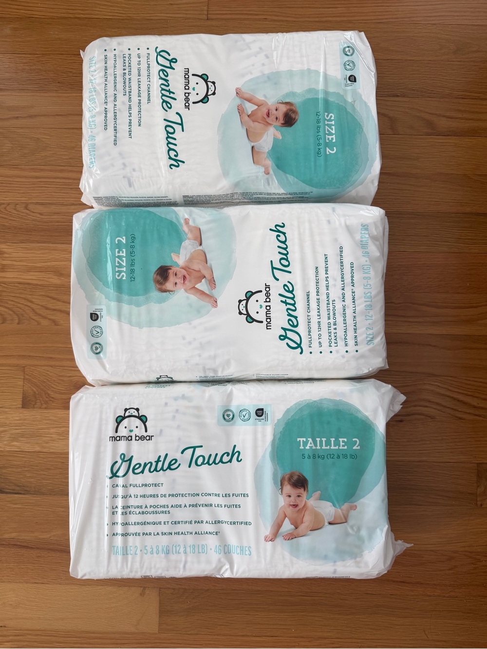 Mama Bear Gentle Touch Size 2 Baby Diapers